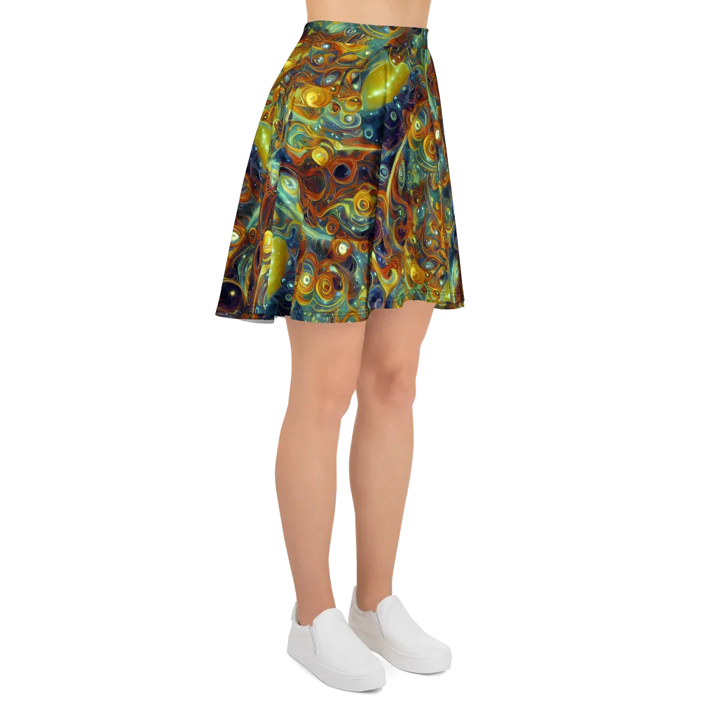 Liquid Orion on Skater Skirt — Right
