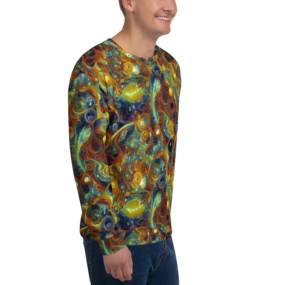 Liquid Orion on Sweatshirt — Right Front