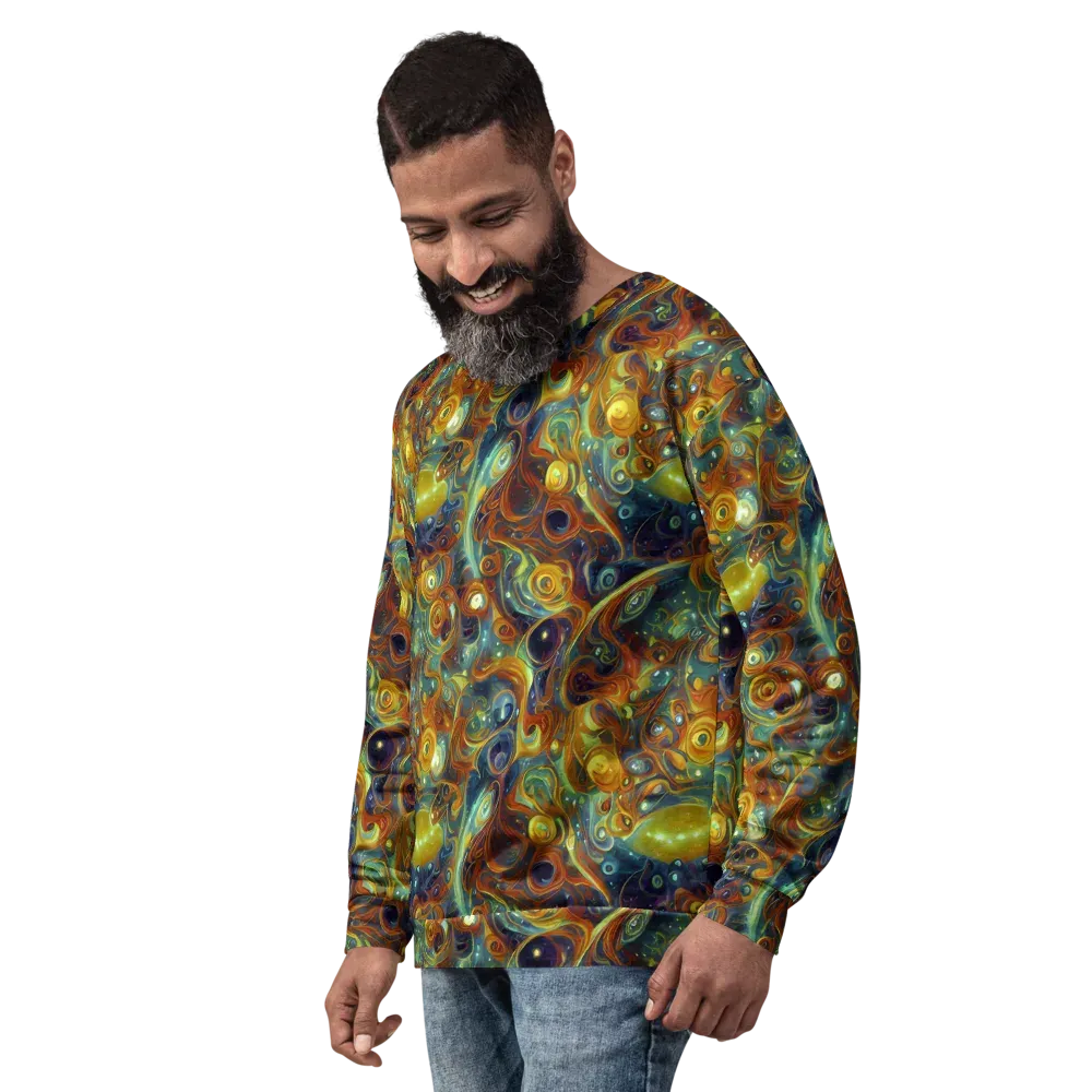 Liquid Orion on Sweatshirt — Left Front