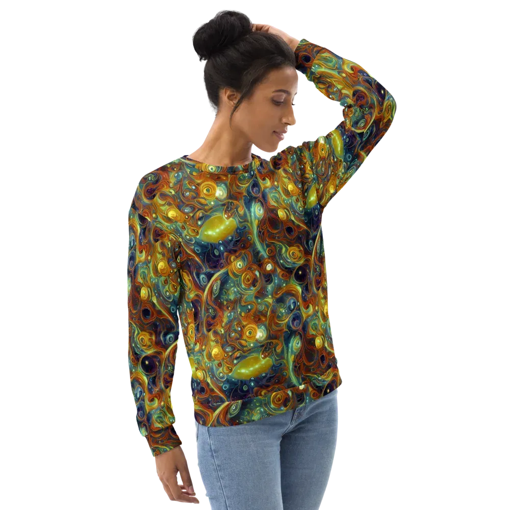Liquid Orion on Sweatshirt — Right Front