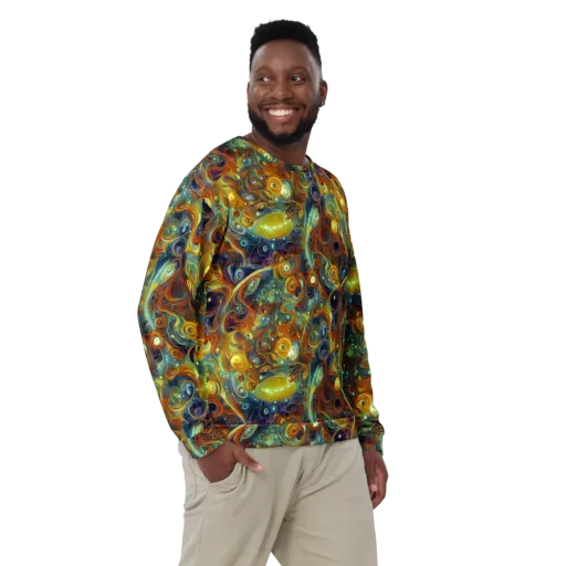 Liquid Orion on a Sweatshirt