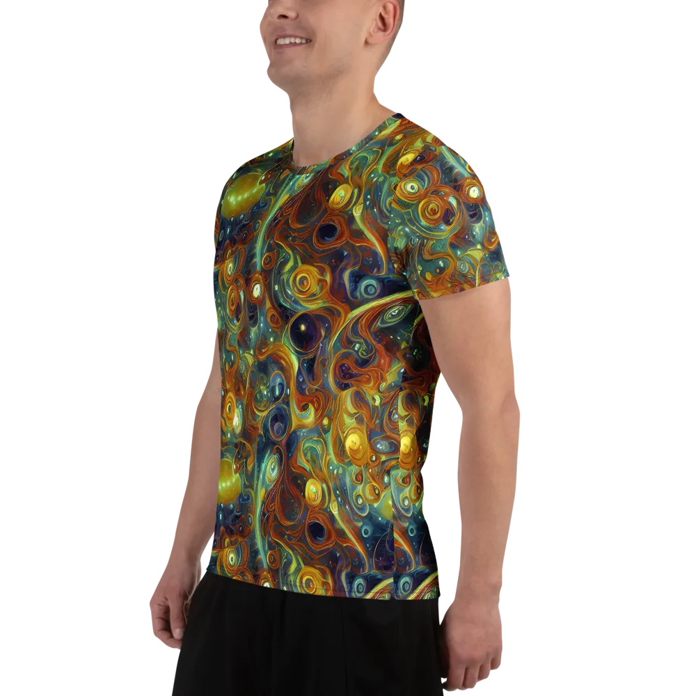 Liquid Orion on Men's Athletic T-Shirt — Left