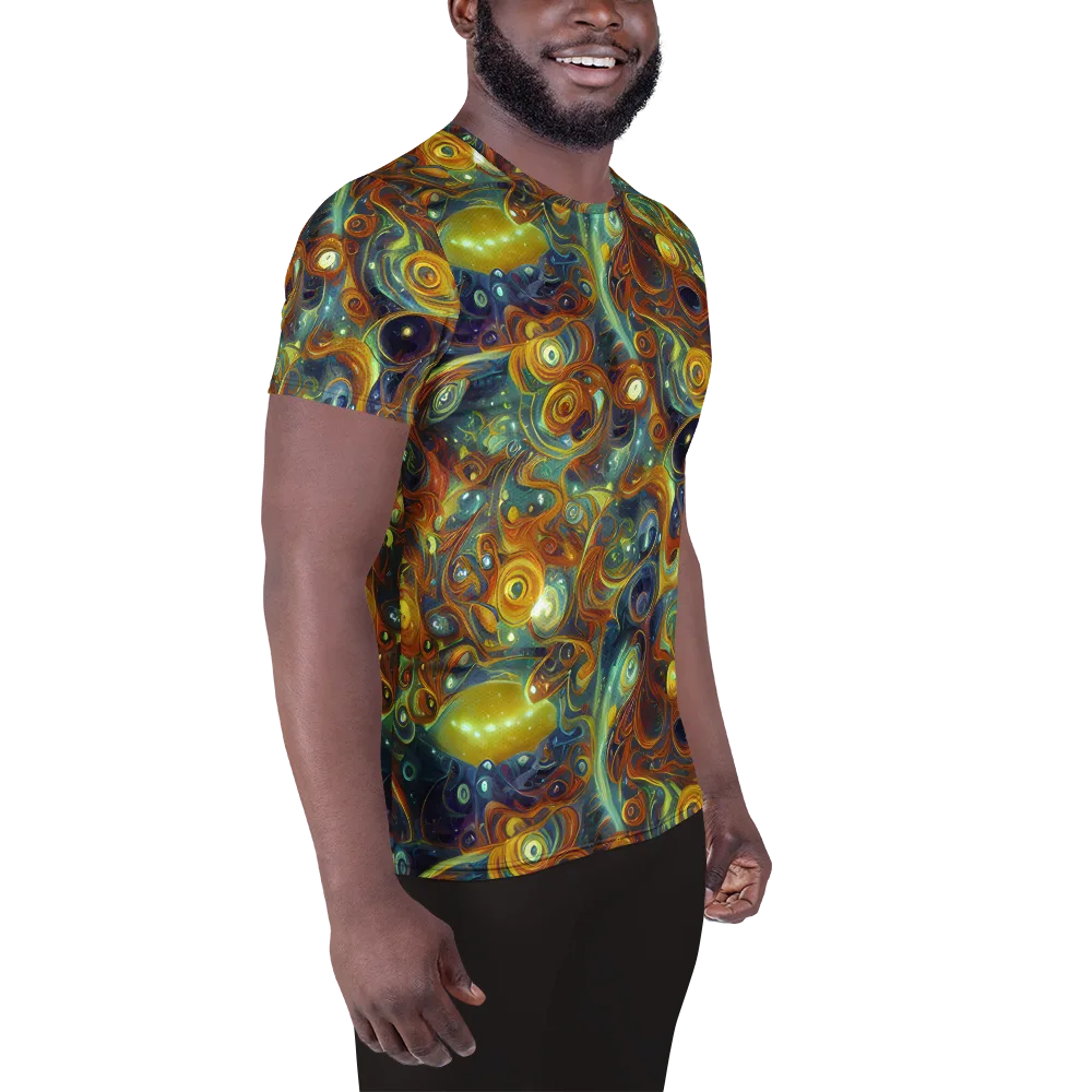 Liquid Orion on Men's Athletic T-Shirt — Right