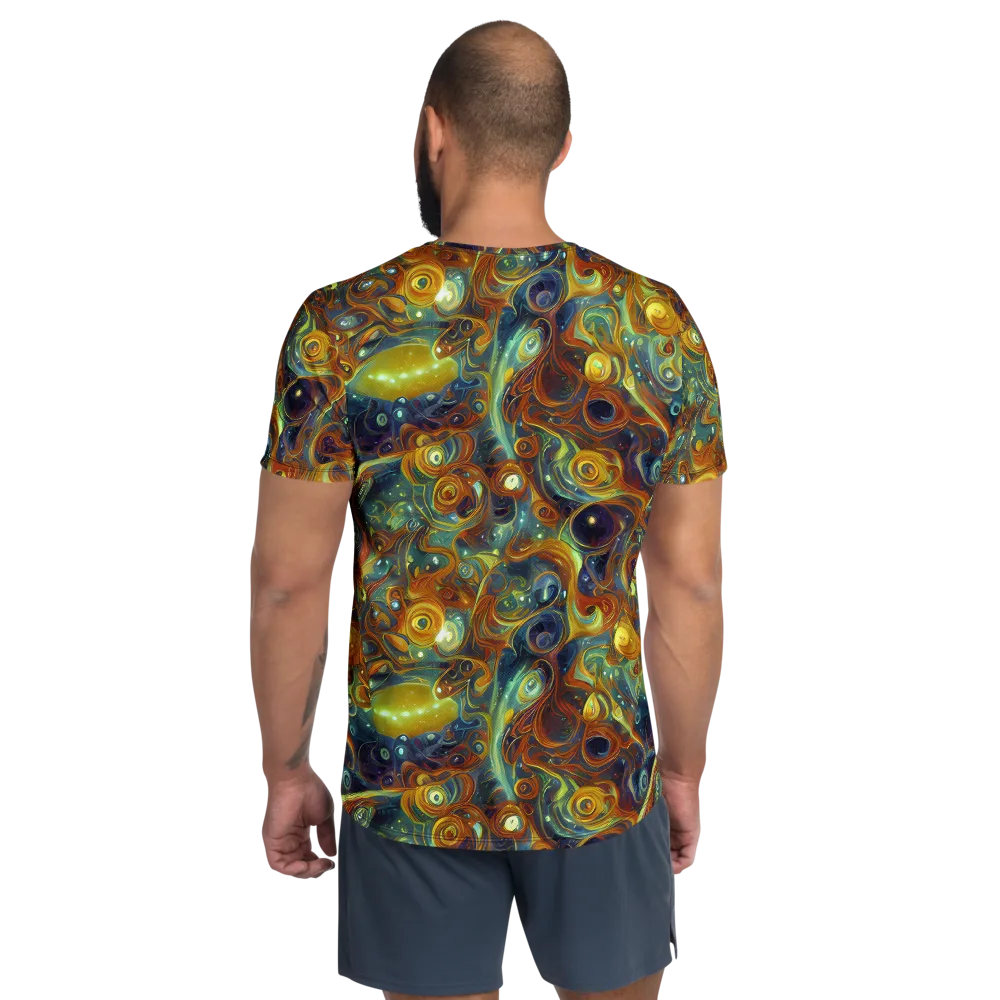 Liquid Orion on Men's Athletic T-Shirt — Back