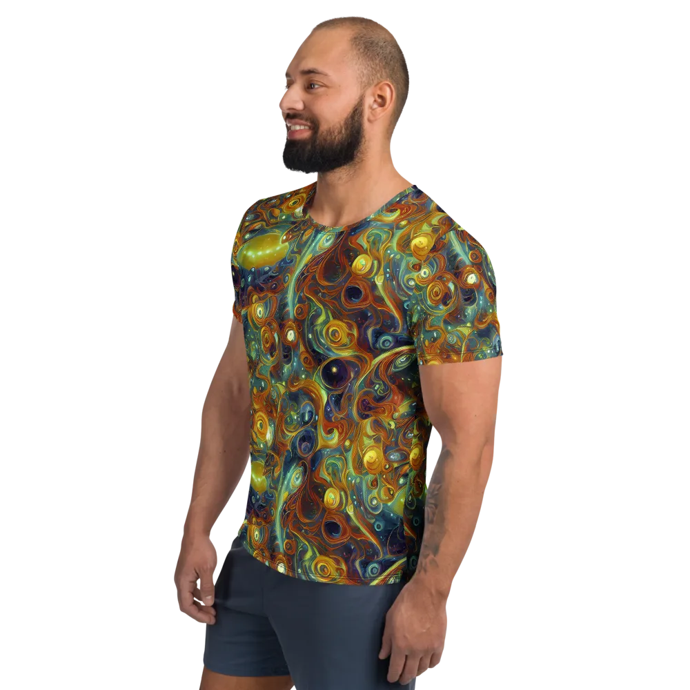 Liquid Orion on Men's Athletic T-Shirt — Left