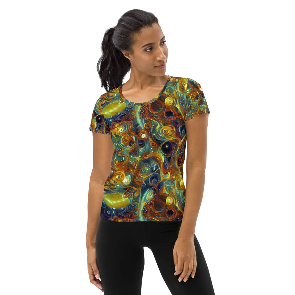 Liquid Orion on Women's Athletic T-Shirt — Front
