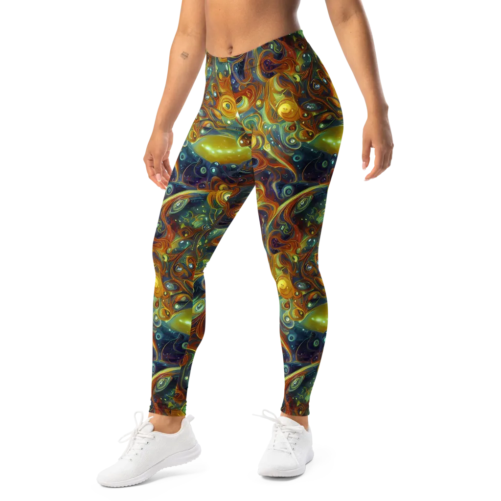 Liquid Orion on Leggings — Left Front