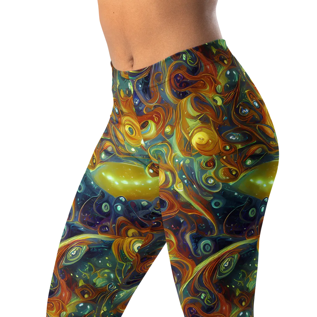 Liquid Orion on Leggings — Left Front
