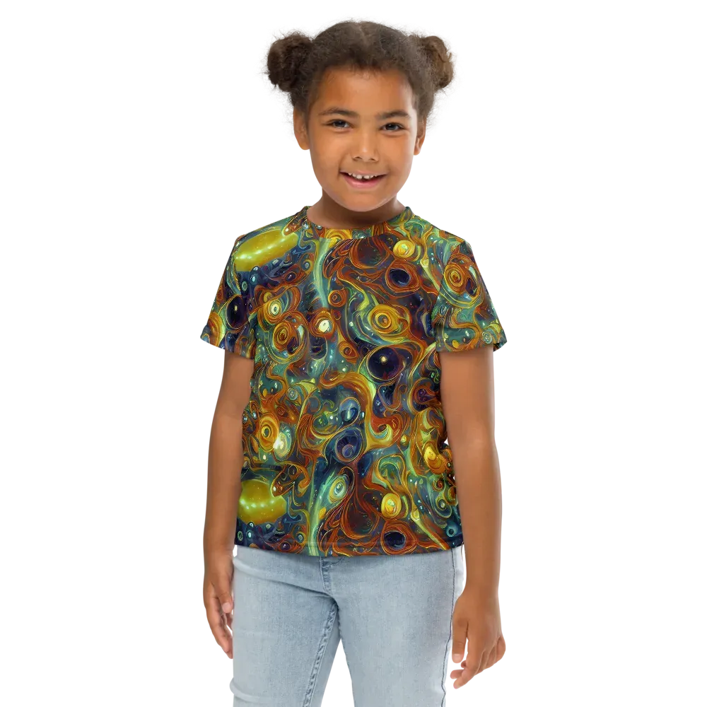 Liquid Orion on Kids Crew Neck T-Shirt — Front