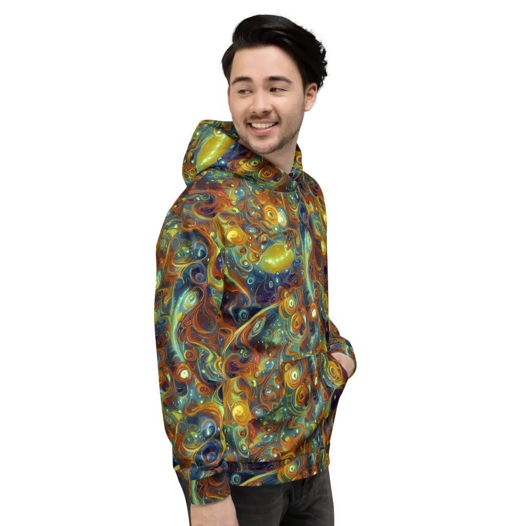 Liquid Orion on Hoodie — Right