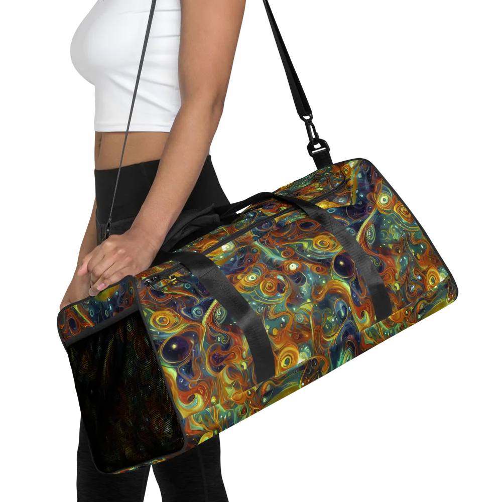 Liquid Orion on Duffle Bag — Front