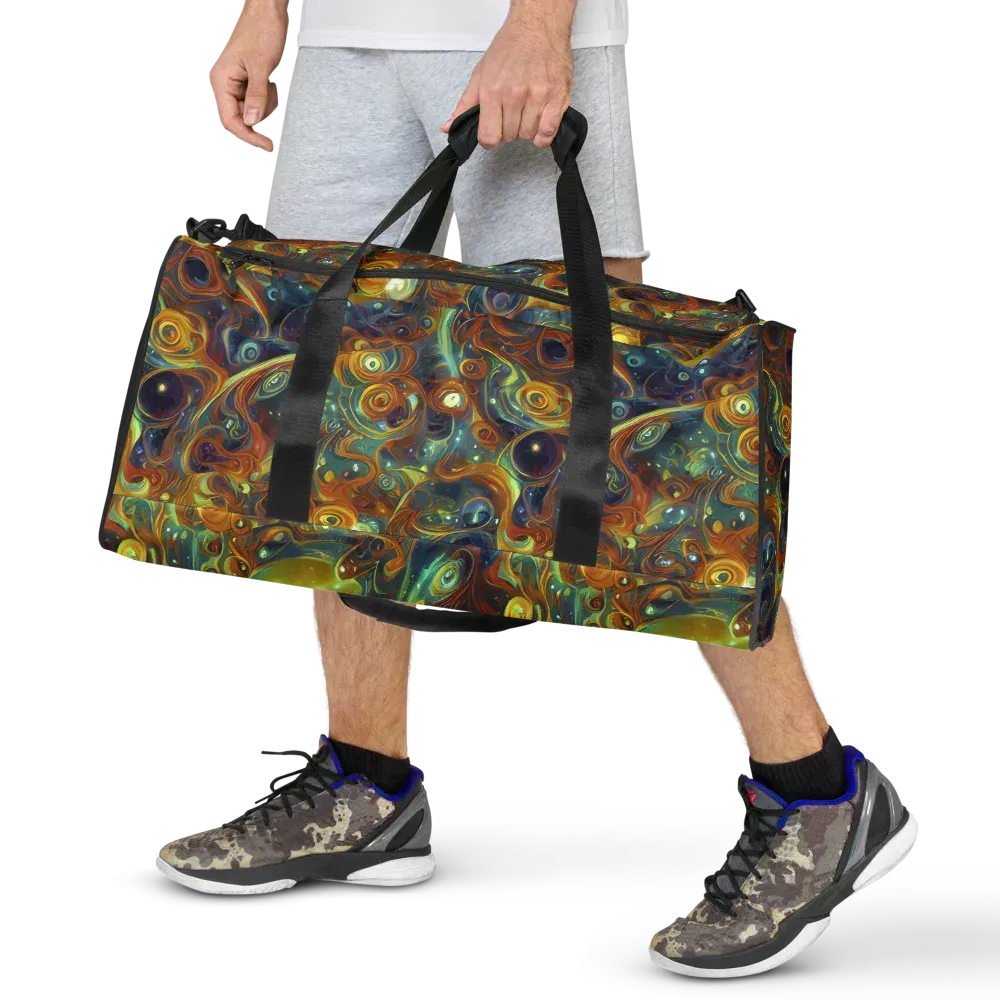 Liquid Orion on Duffle Bag — Front