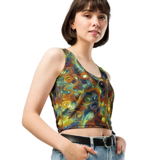 Liquid Orion on a Crop Top