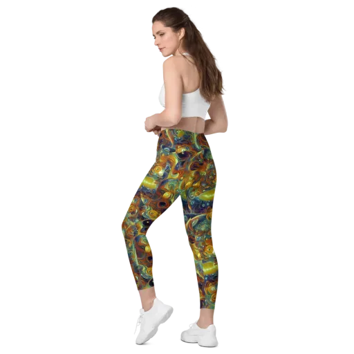 Liquid Orion on a Leggings with Pockets
