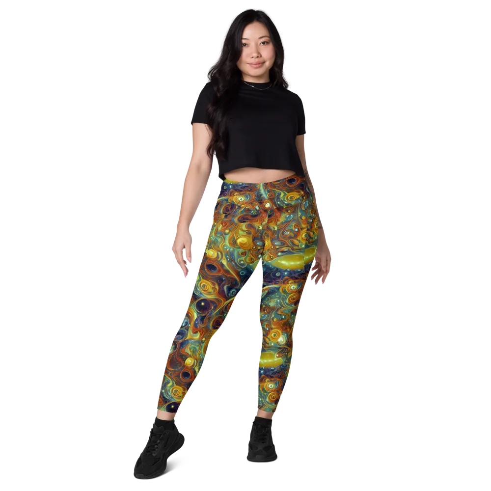 Liquid Orion on Leggings with Pockets — Front