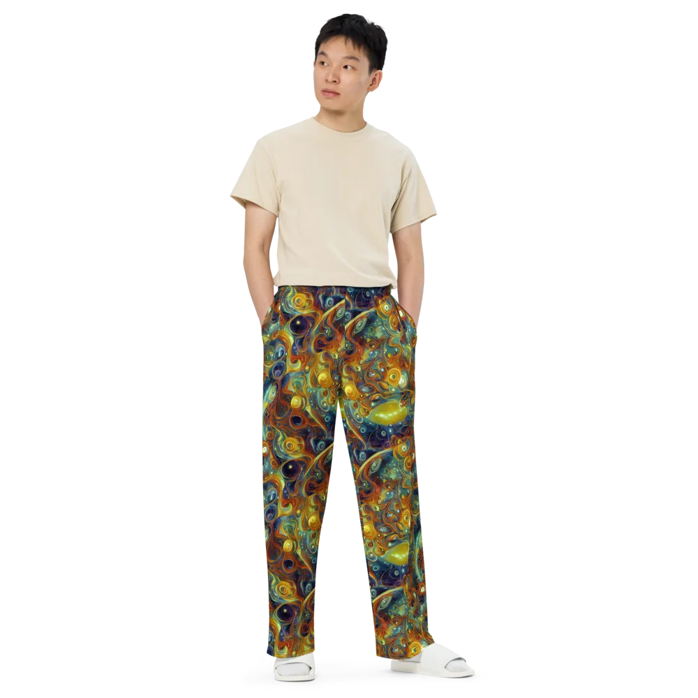 Liquid Orion on Wide-Leg Pants — Front