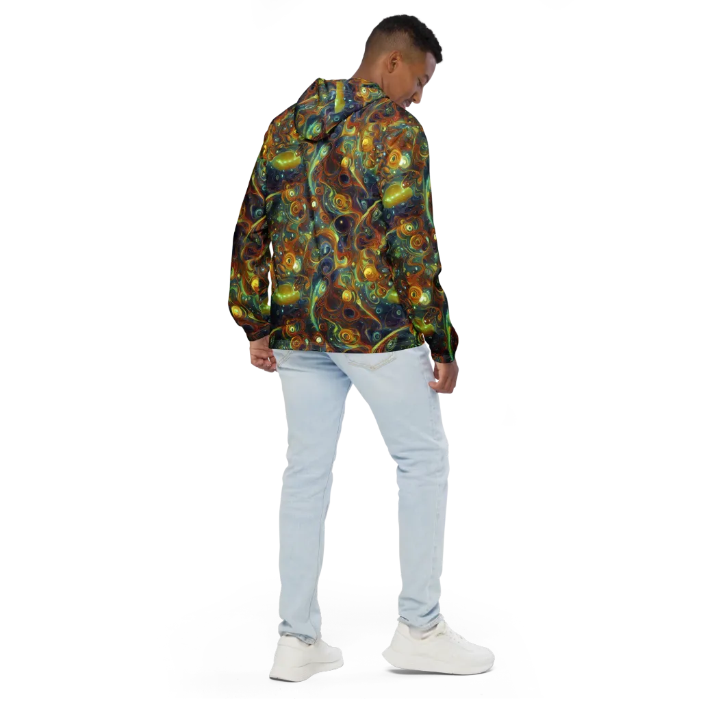 Liquid Orion on Men's Windbreaker — Back