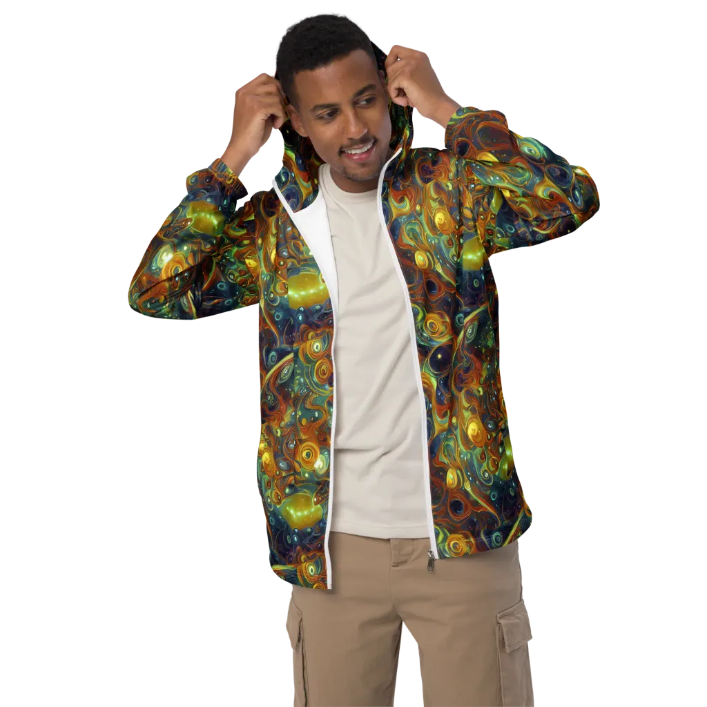 Liquid Orion on Men's Windbreaker — Front