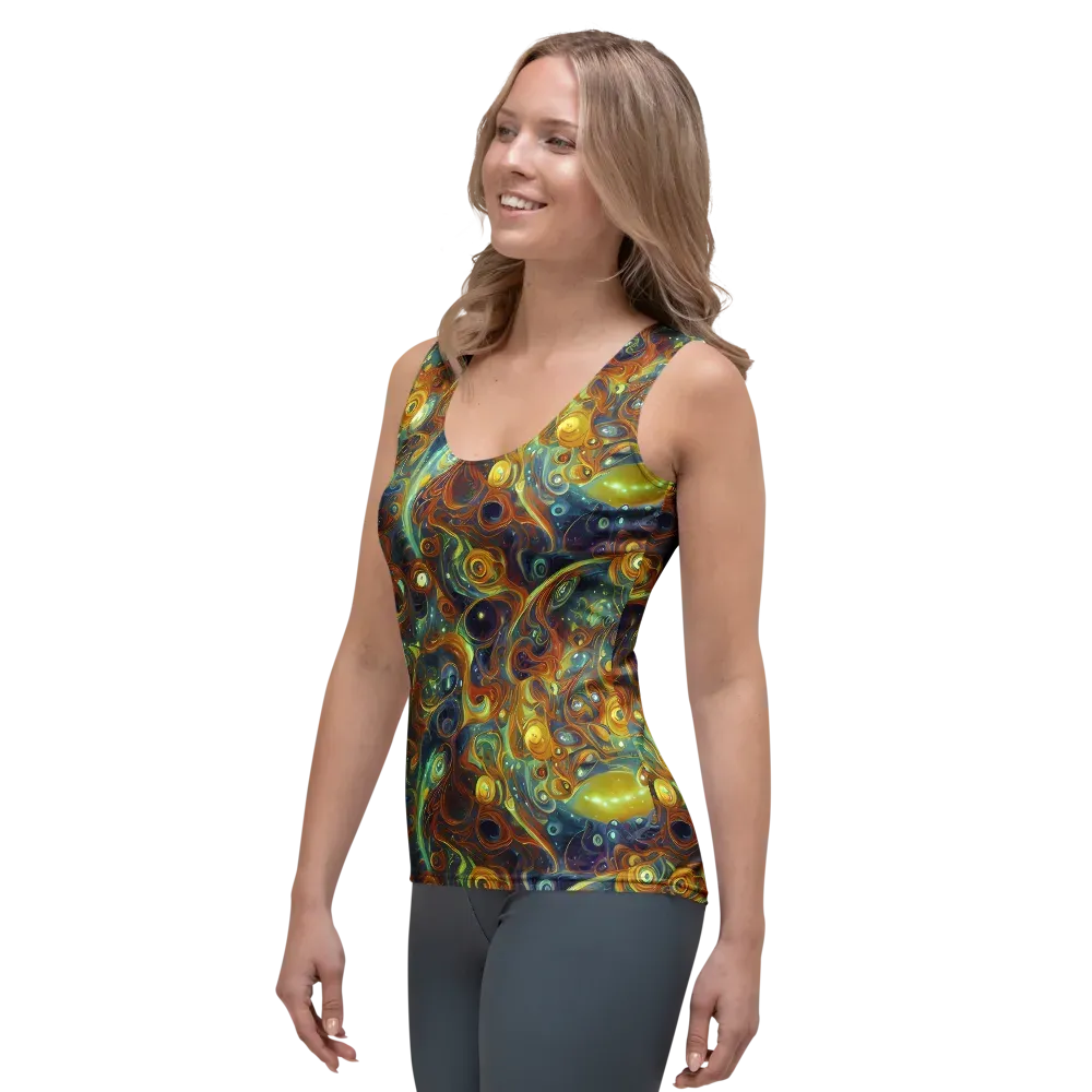 Liquid Orion on Women's Tank Top — Left Front