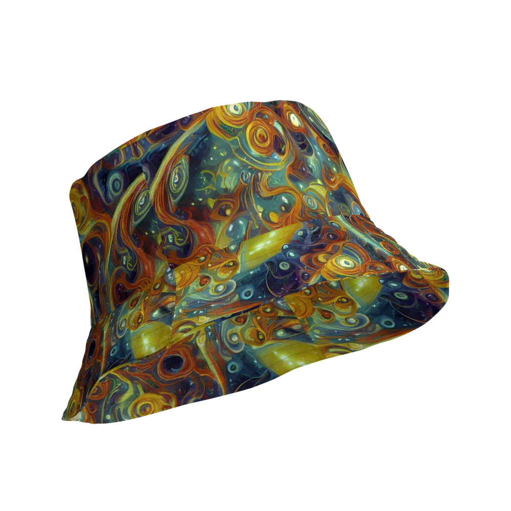Liquid Orion on Reversible Bucket Hat — Product details Outside