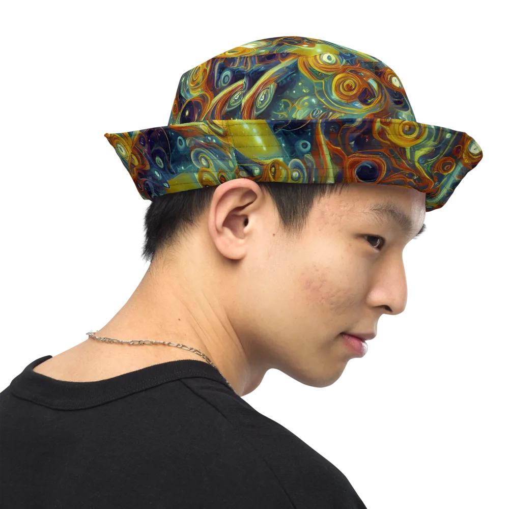 Liquid Orion on Reversible Bucket Hat — Right Outside