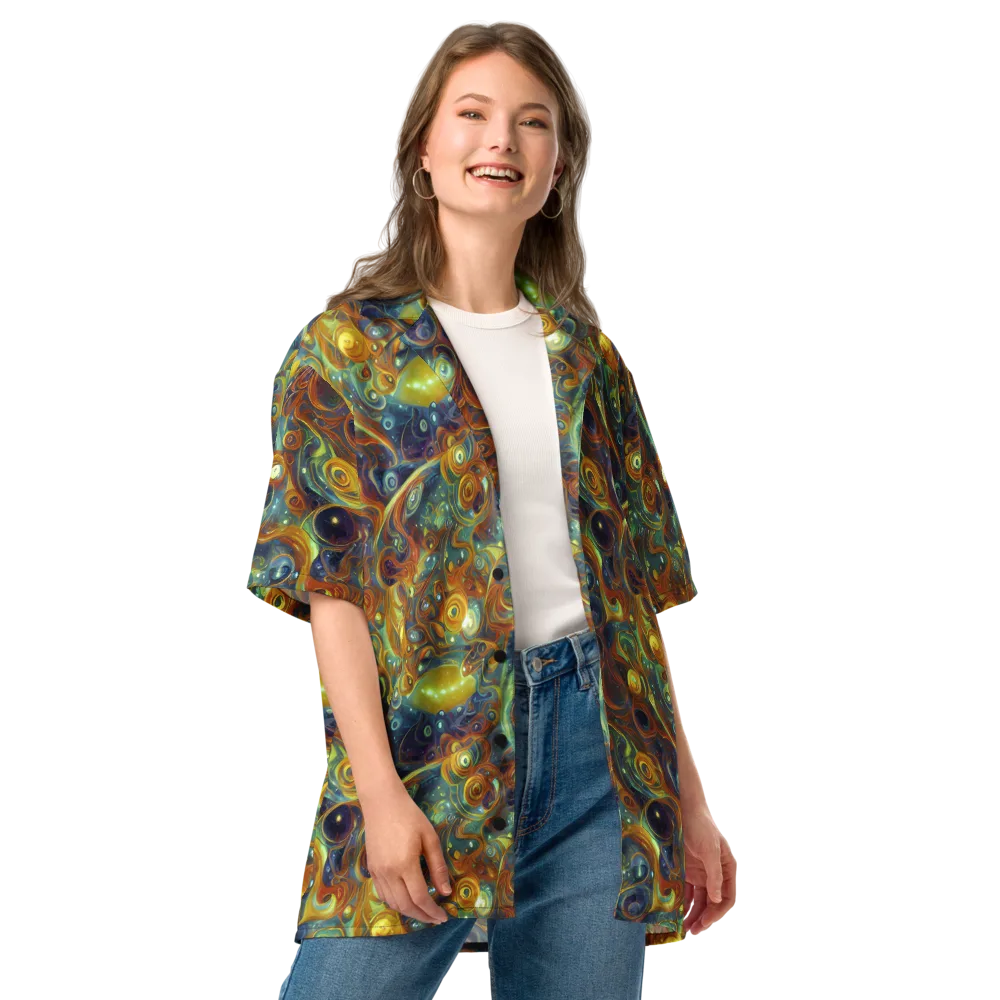 Liquid Orion on Button Shirt — Front