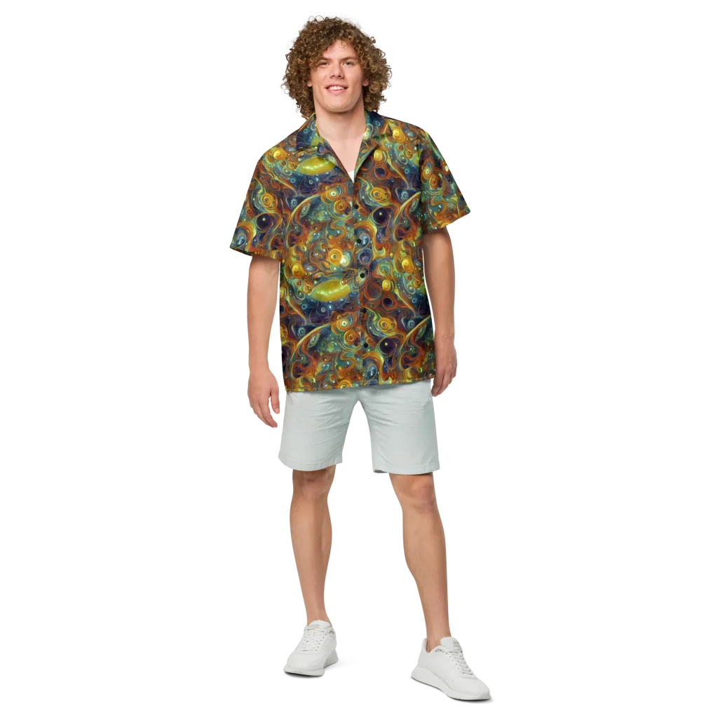 Liquid Orion on Button Shirt — Front