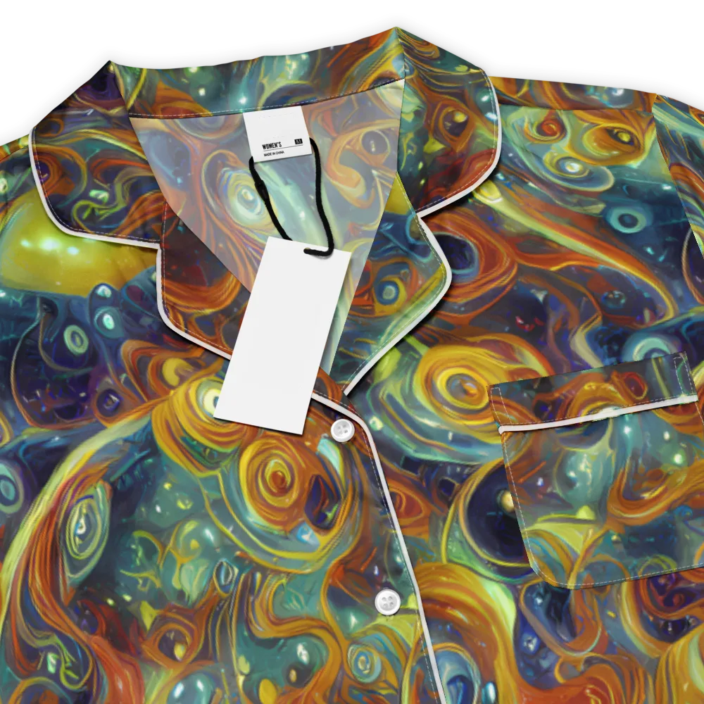Liquid Orion on Women's Short Sleeve Pajama Top — Product details