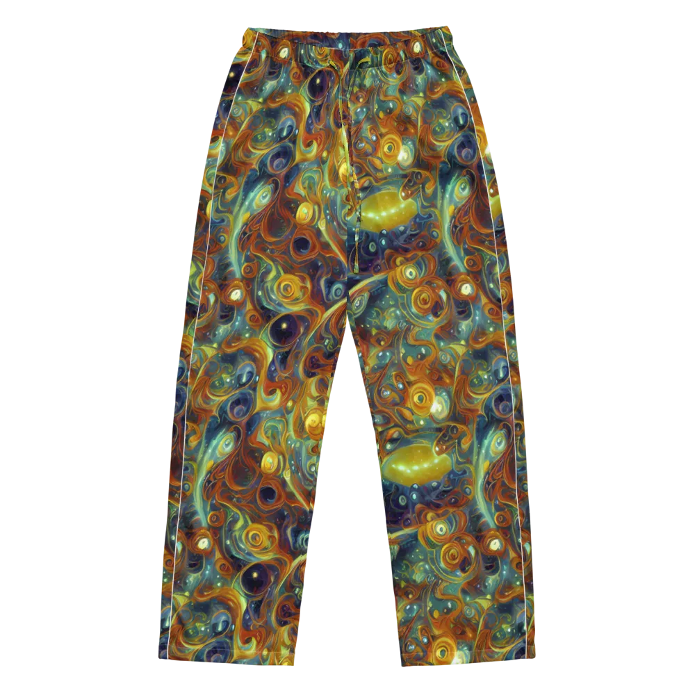 Liquid Orion on Women's Pajama Pants — Front