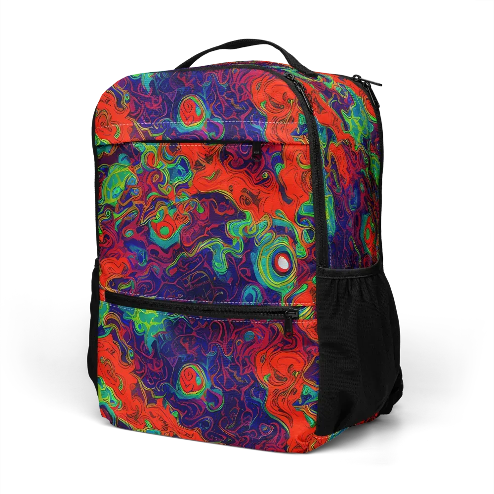 Inferno Ripple on Utility Backpack — Left Front