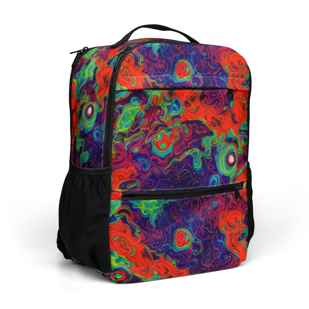 Inferno Ripple on Utility Backpack — Right Front
