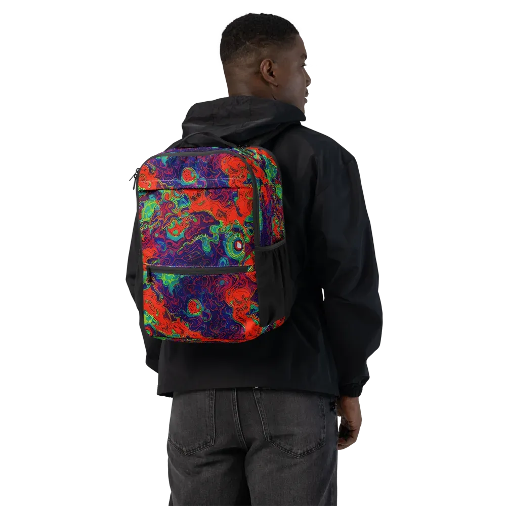 Inferno Ripple on Utility Backpack — Back