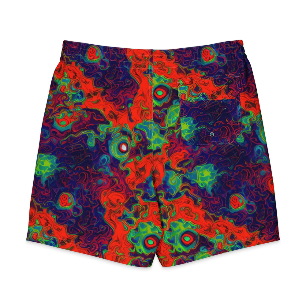 Inferno Ripple on Men's Board Shorts — Back