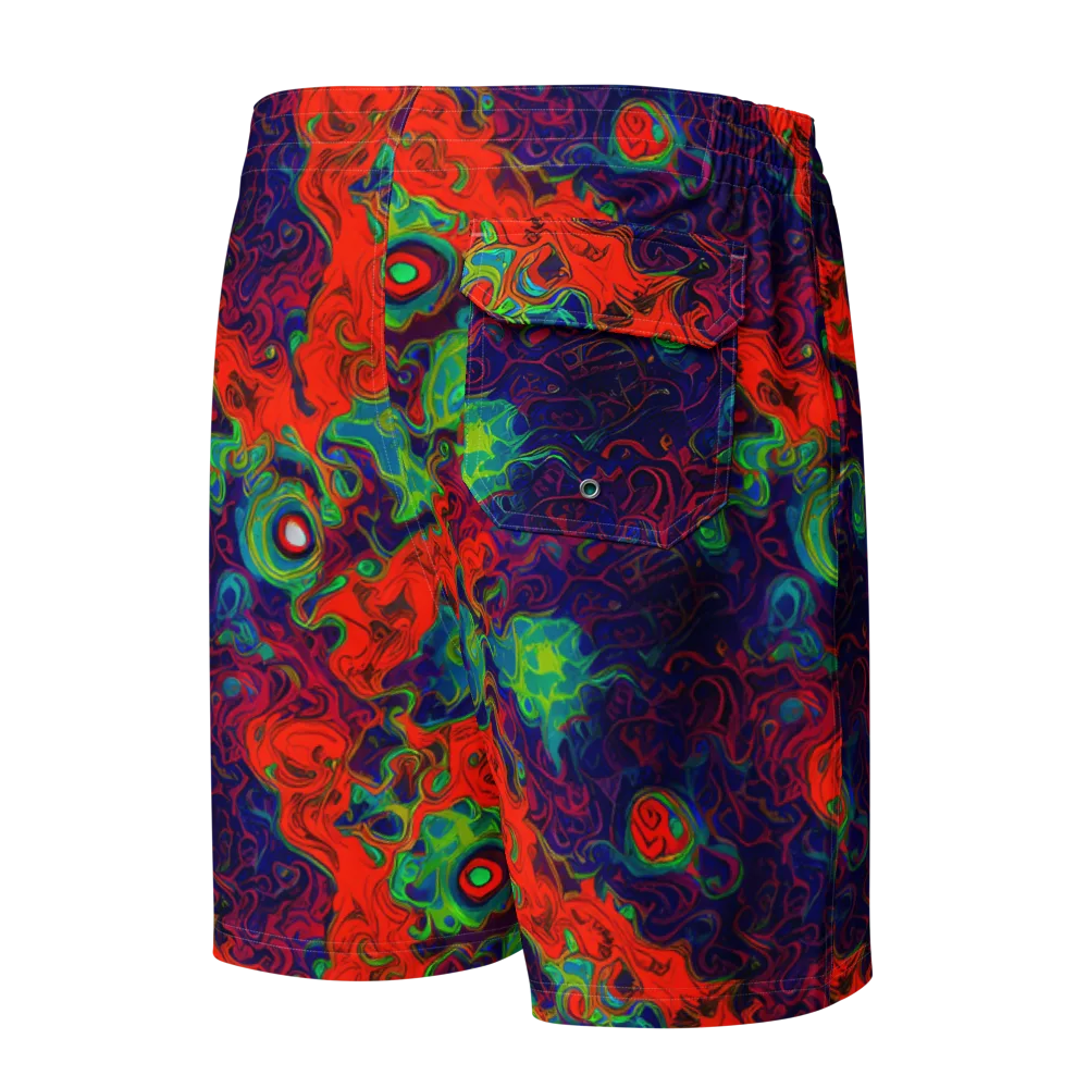 Inferno Ripple on Men's Board Shorts — Back