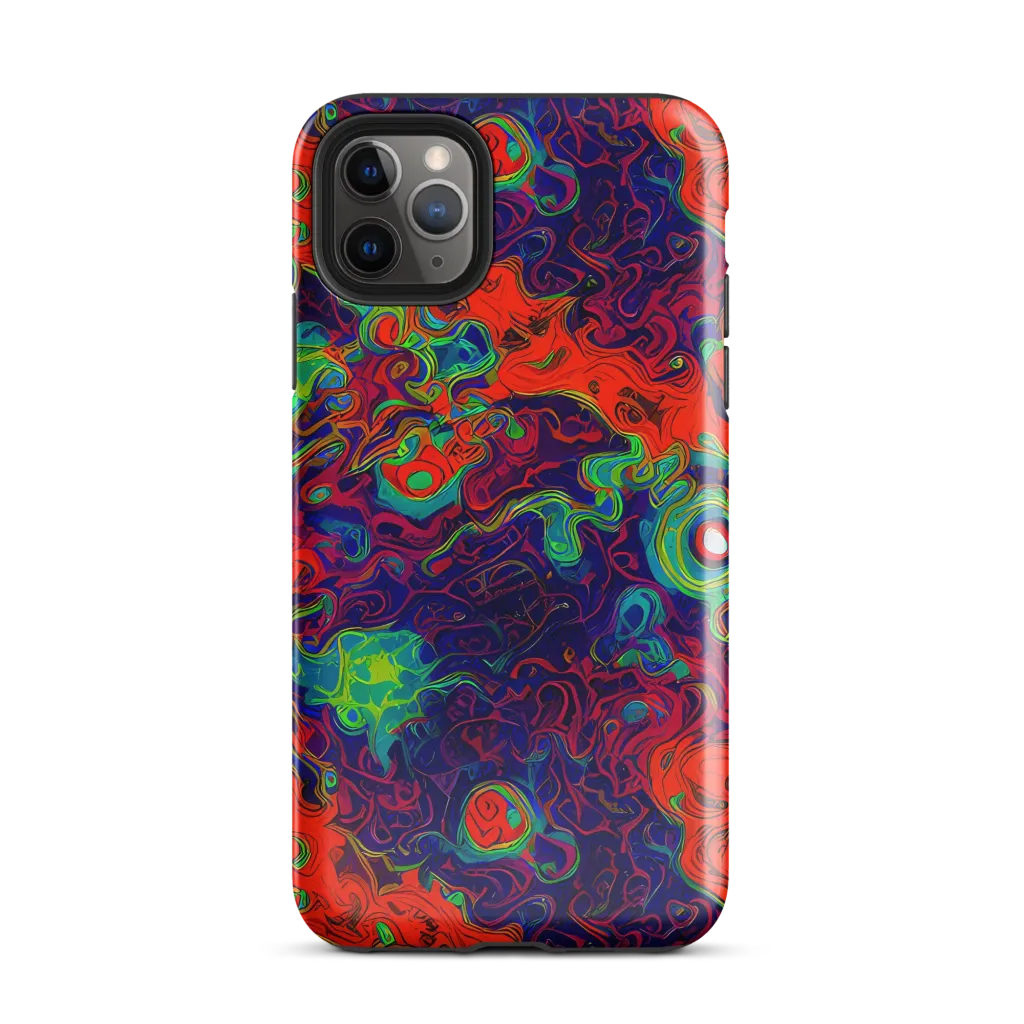 Inferno Ripple on Tough Case for iPhone® — Front