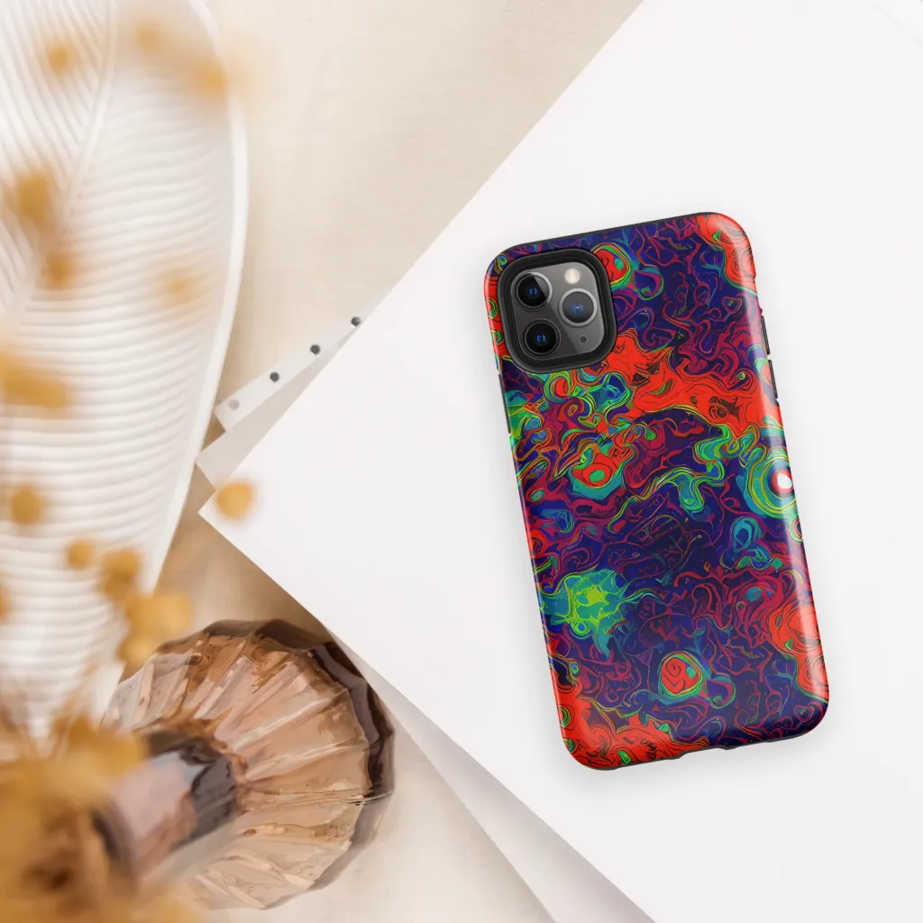 Inferno Ripple on Tough Case for iPhone® — Front