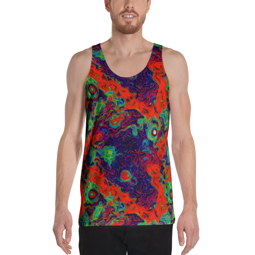Inferno Ripple on Men's Tank Top — Front