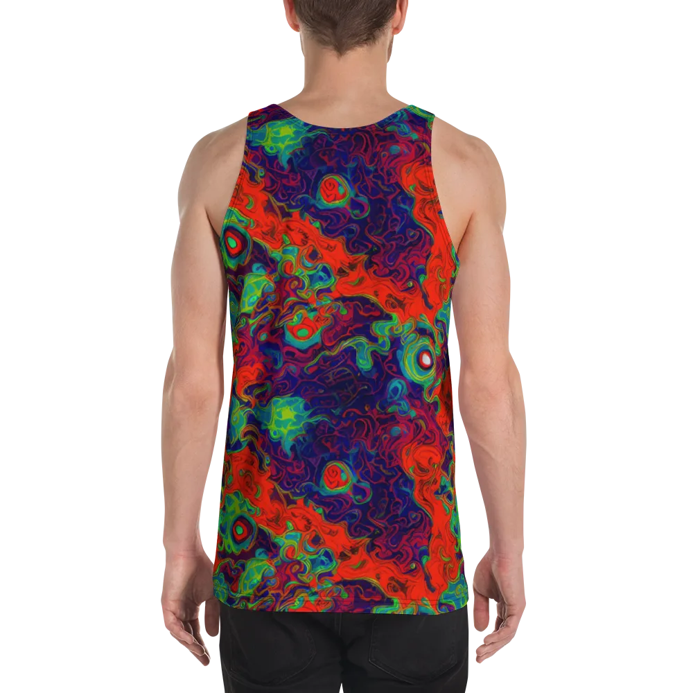 Inferno Ripple on Men's Tank Top — Back