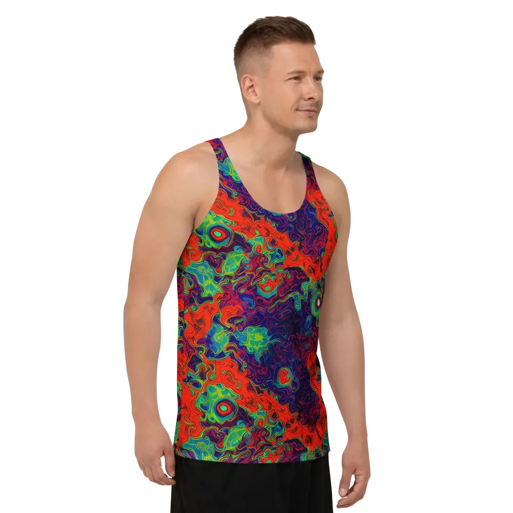 Inferno Ripple on Men's Tank Top — Right Front