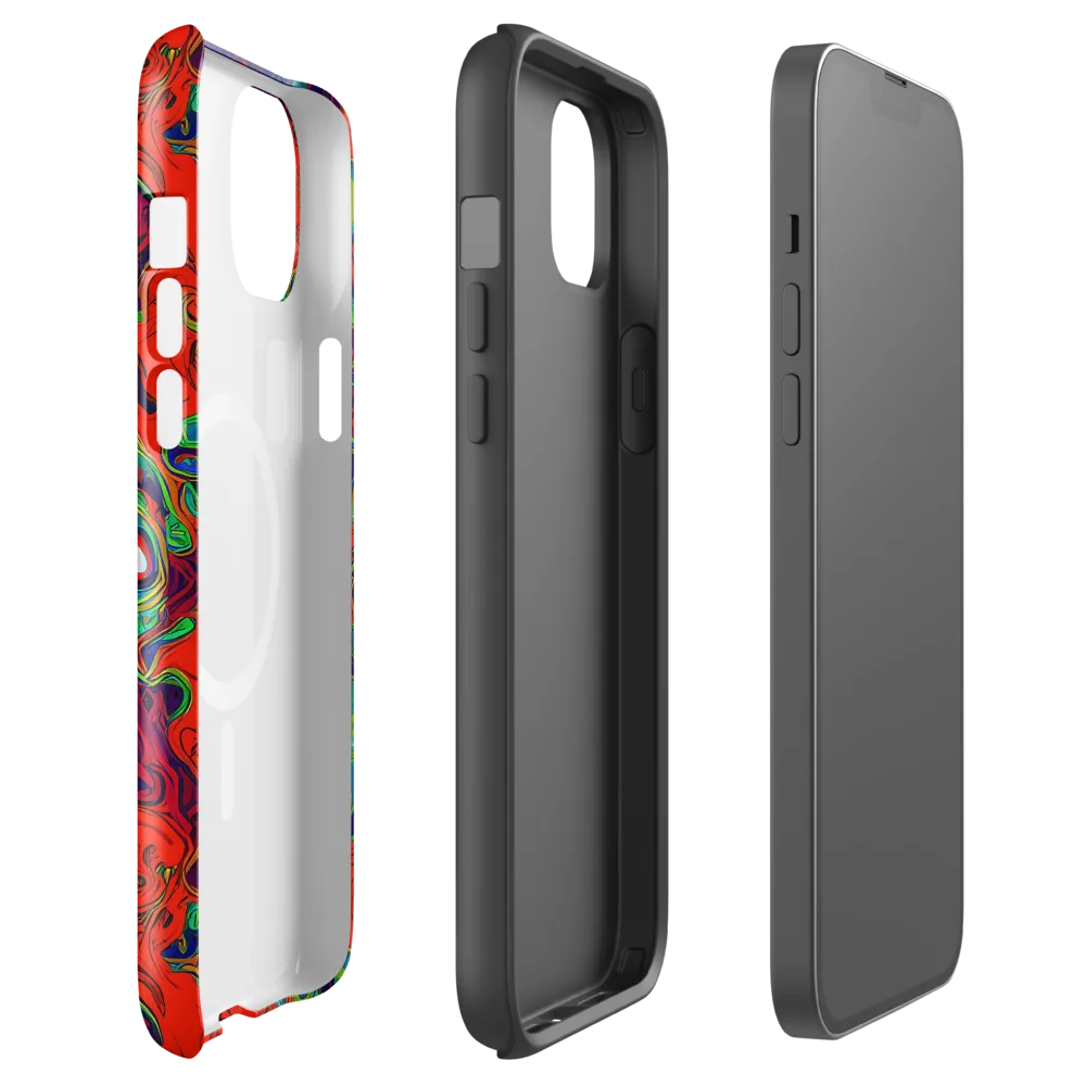 Inferno Ripple on MagSafe Tough Case for iPhone® — Front