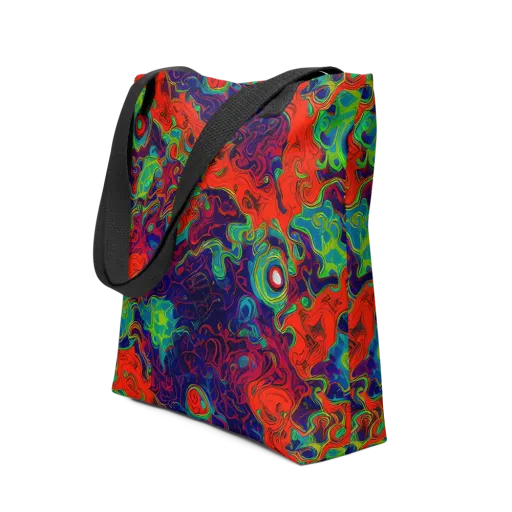 Inferno Ripple on a Tote Bag