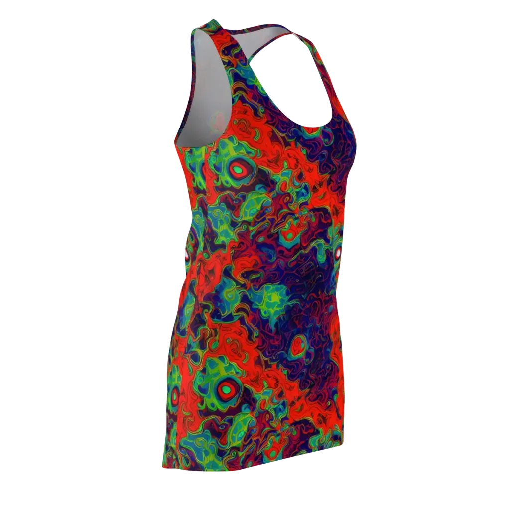 Inferno Ripple on Racerback Dress — Front Side