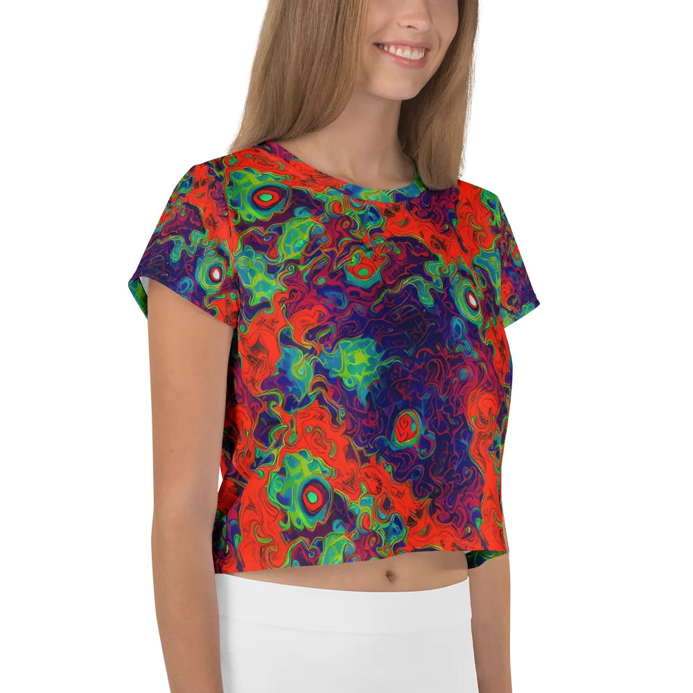 Inferno Ripple on Crop Tee — Right