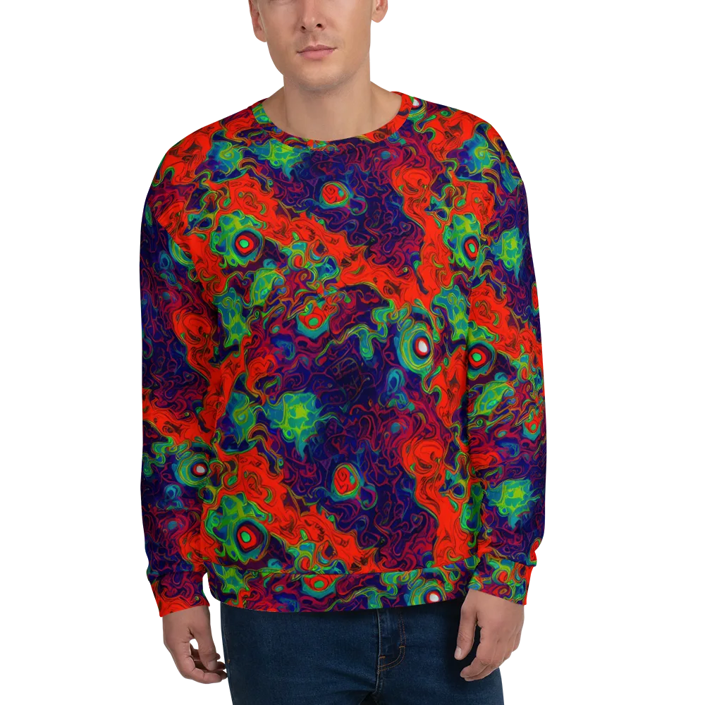 Inferno Ripple on Sweatshirt — Front