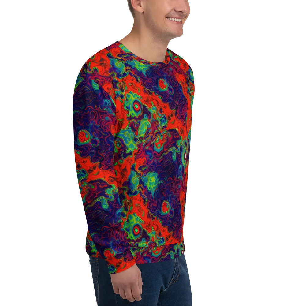 Inferno Ripple on Sweatshirt — Right Front