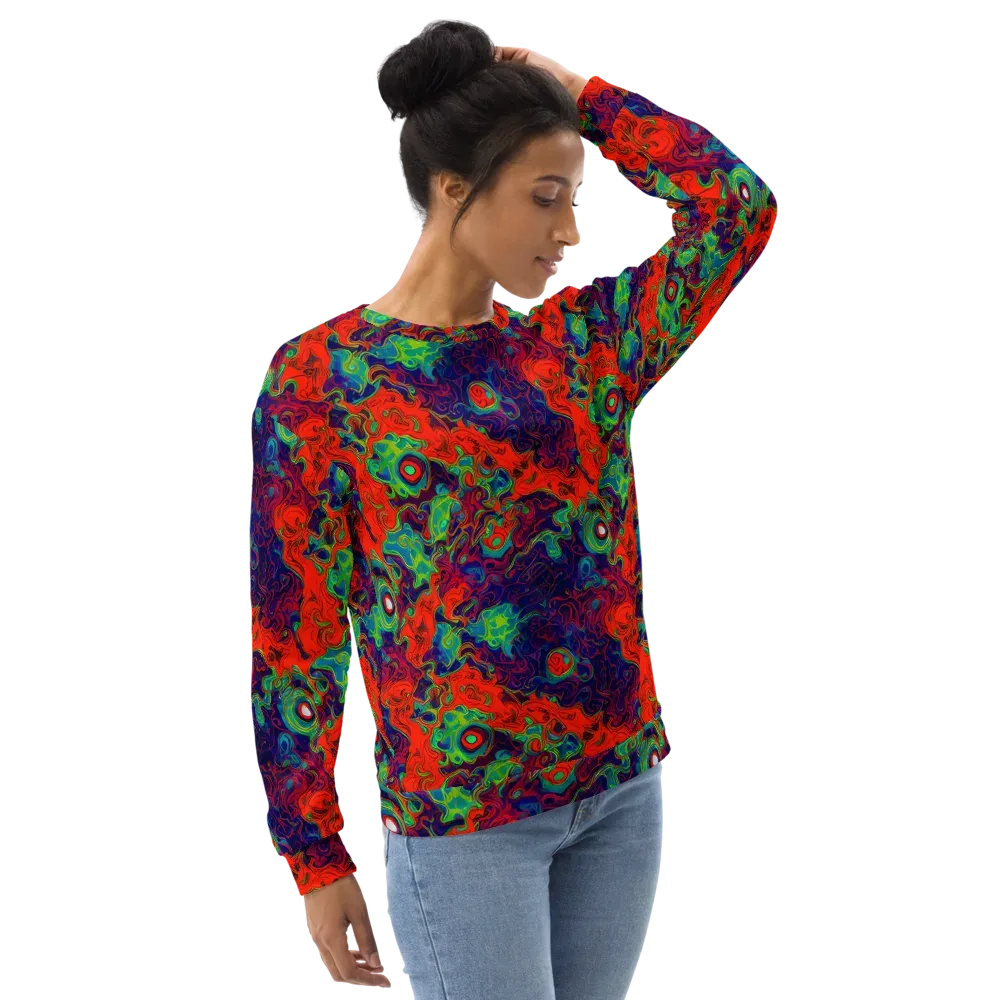 Inferno Ripple on Sweatshirt — Right Front