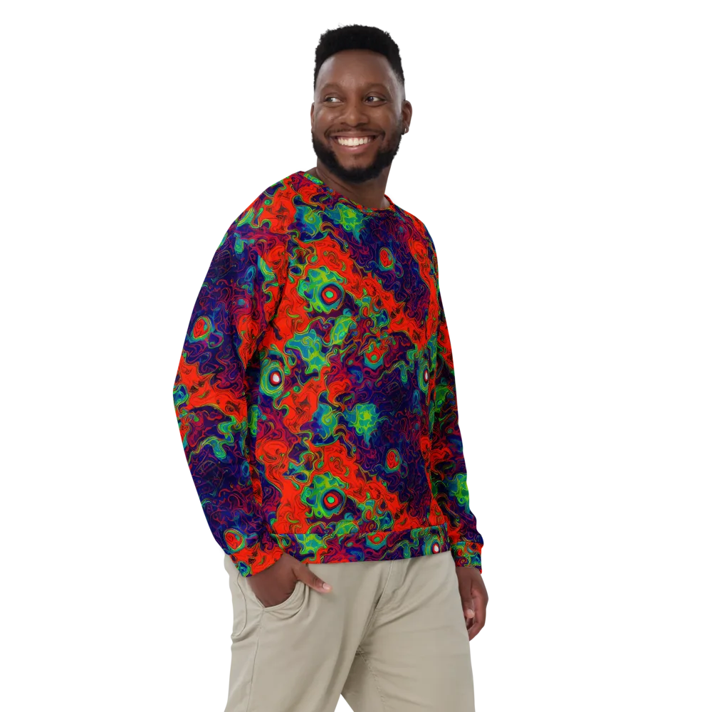 Inferno Ripple on Sweatshirt — Front
