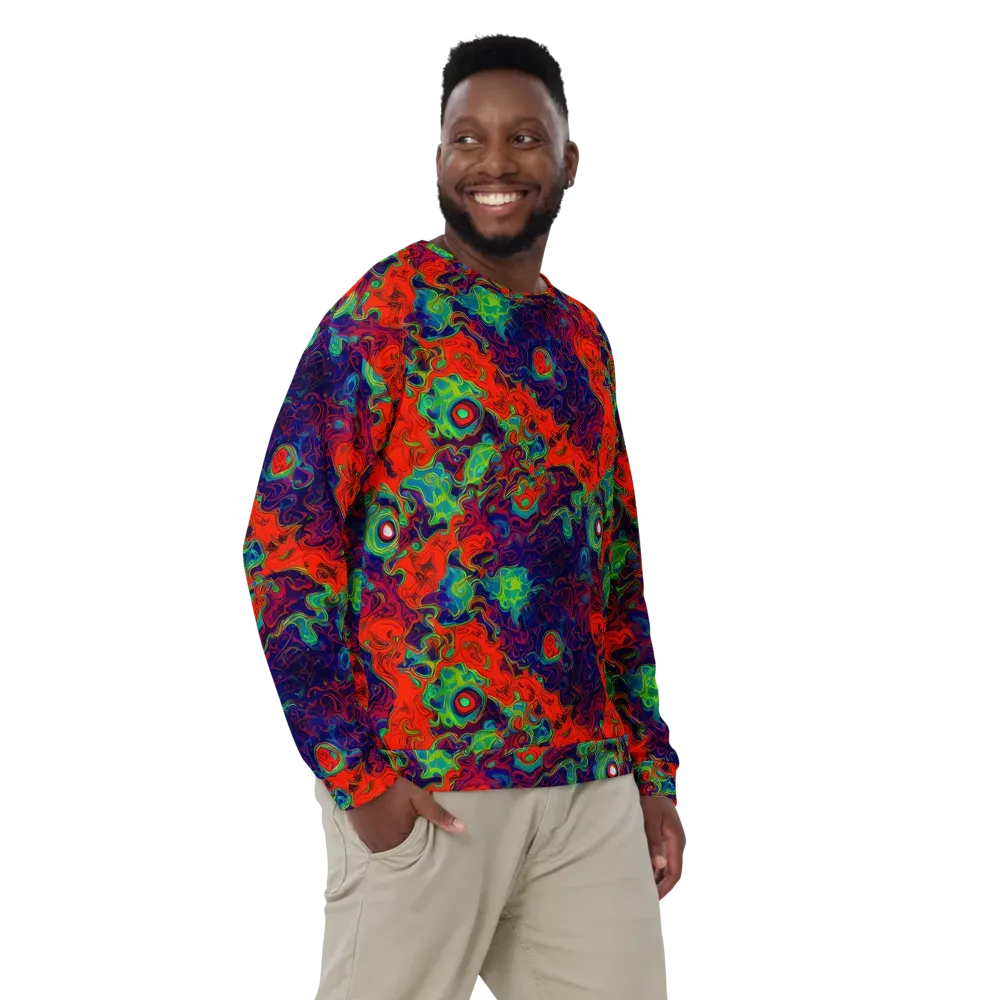 Inferno Ripple on Sweatshirt — Front
