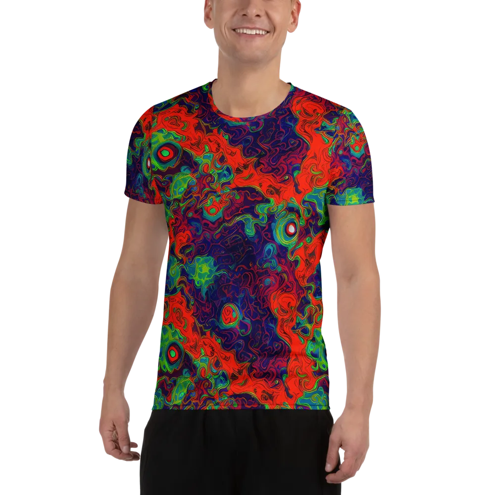Inferno Ripple on Men's Athletic T-Shirt — Front