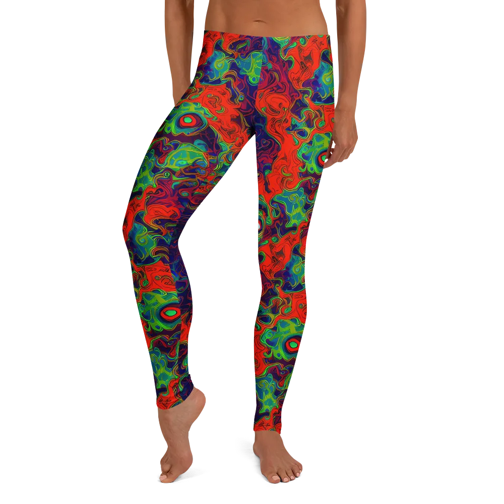 Inferno Ripple on Leggings — Front